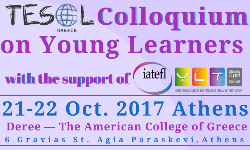 TESOL Colloquium on Young Learners 21/10/2017