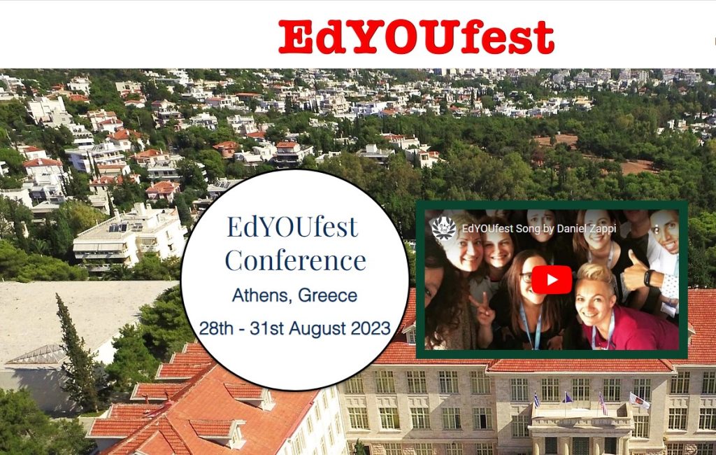 Διεθνές Συνέδριο EdYOUfest, 28-31/8 - Κολλέγιο Αθηνών